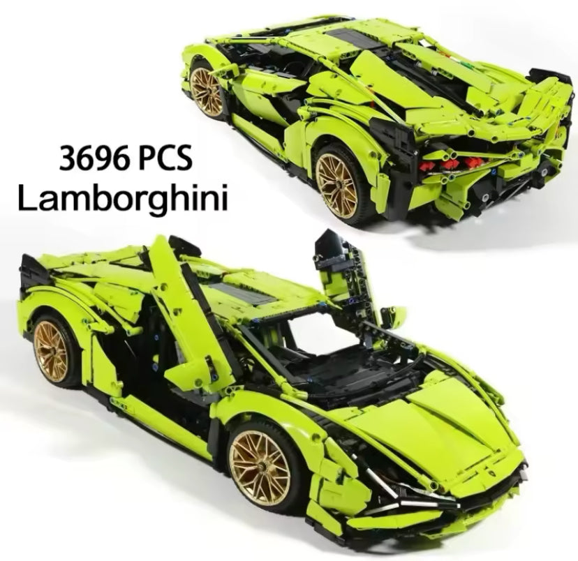 A Lamborghini Sian 3696 pcs ل ي ج و