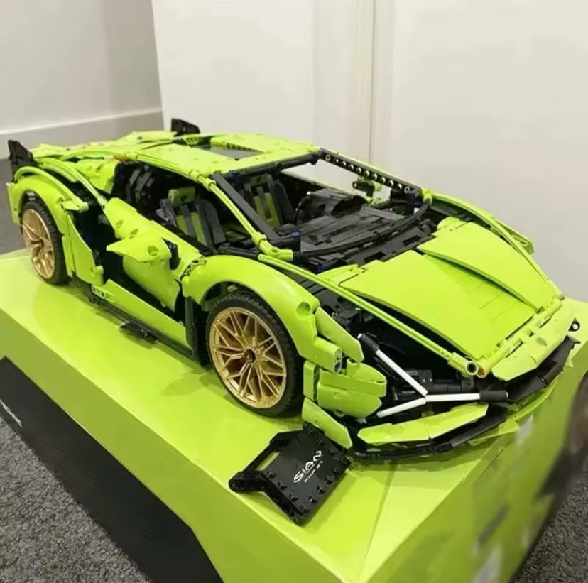 A Lamborghini Sian 3696 pcs ل ي ج و