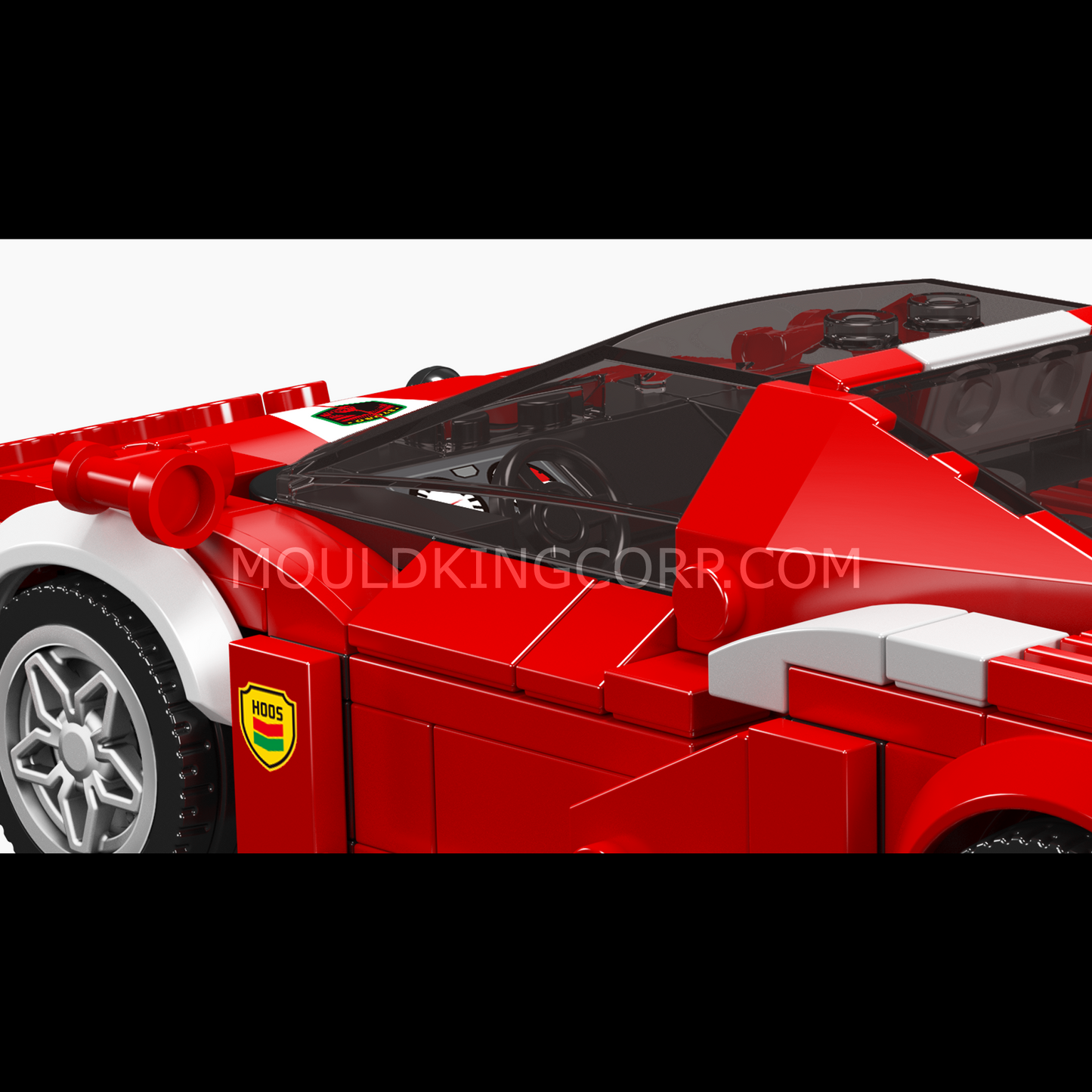 A Mould King 27080 FXX Supercar Model Building Set | 433 Pieces