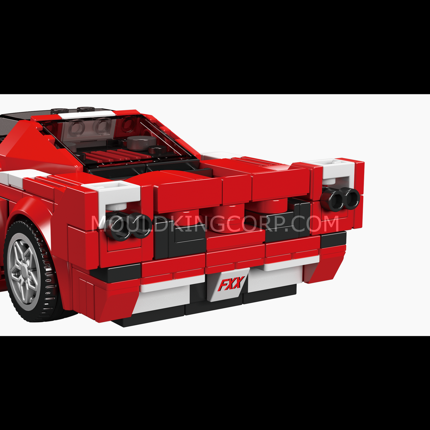 A Mould King 27080 FXX Supercar Model Building Set | 433 Pieces
