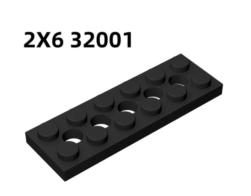 Bricks Plate 2x6 2x4 2x8 with Holes