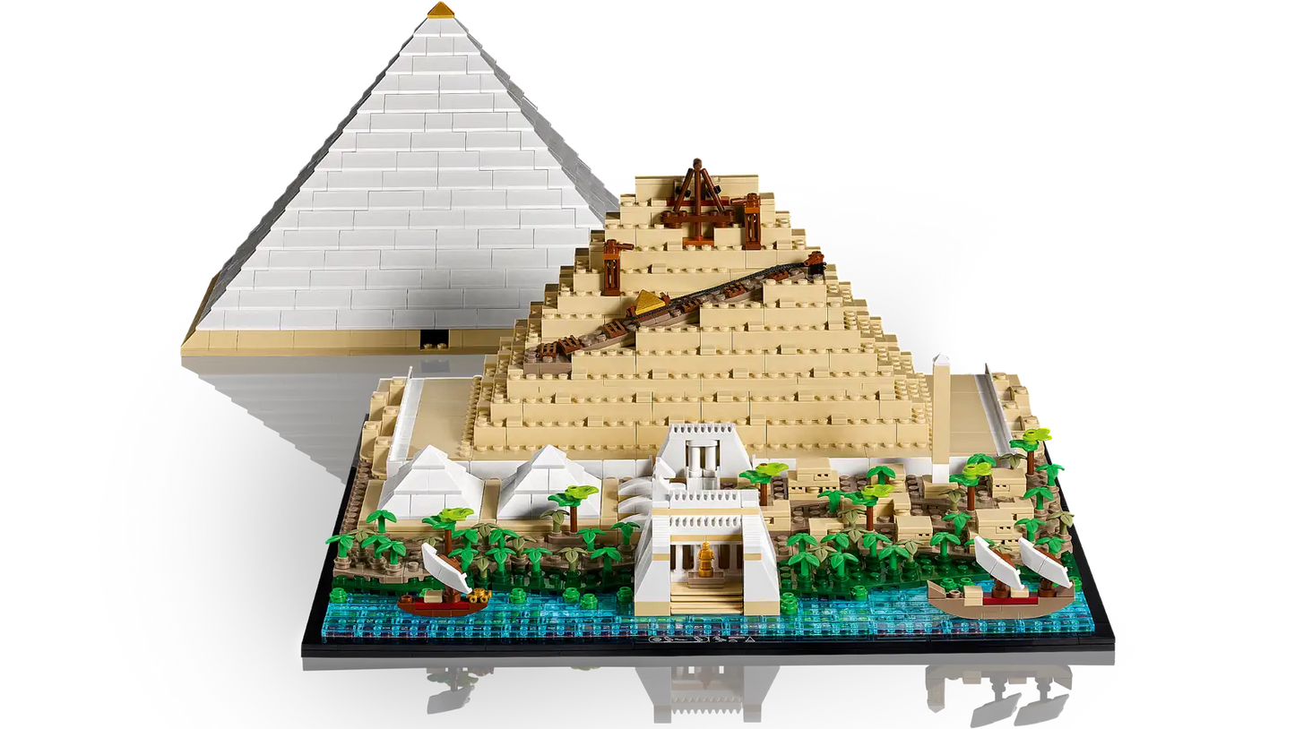 AB  Great pyramids of Giza ليجو