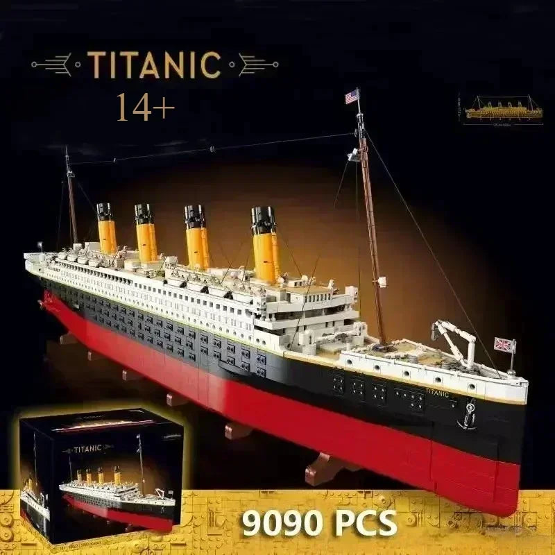 A    Titanic Ship 9090pcs Compatible 10294 ( NEW IN ) ل ي ج و