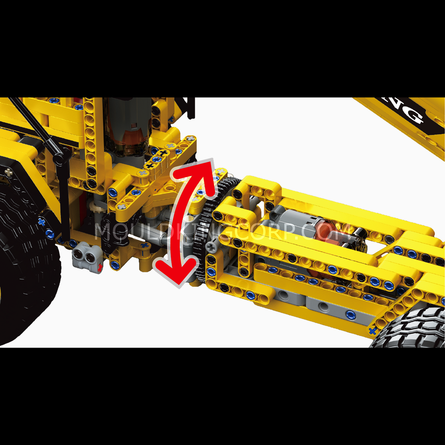 A   MOULD KING 17010S Remote Control Dump Truck Building Toy Set | 1,930 PCS