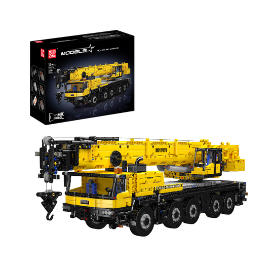 A   Mould King 17073 LTM 1110 Mobile Crane Building Set | 3,218 Pcs