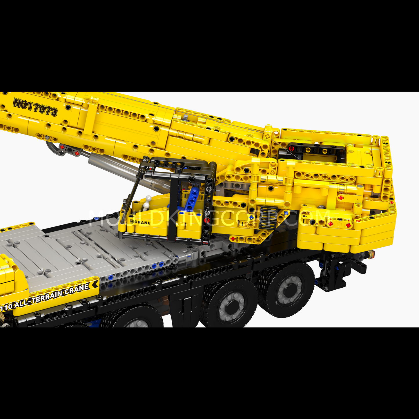 A   Mould King 17073 LTM 1110 Mobile Crane Building Set | 3,218 Pcs