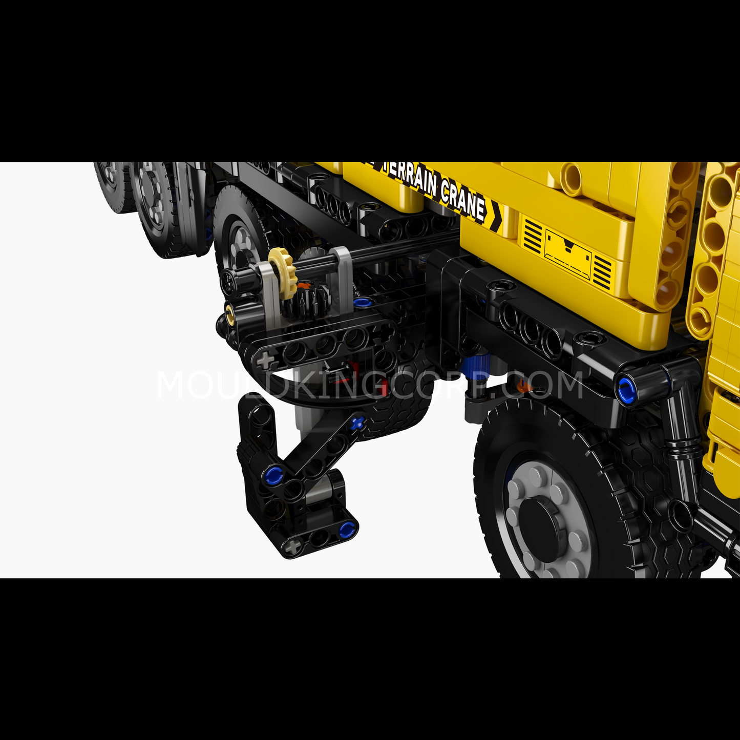 A   Mould King 17073 LTM 1110 Mobile Crane Building Set | 3,218 Pcs