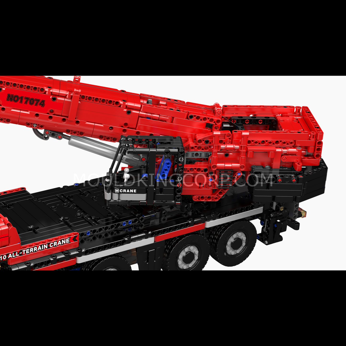 A   Mould King 17073 LTM 1110 Mobile Crane Building Set | 3,218 Pcs