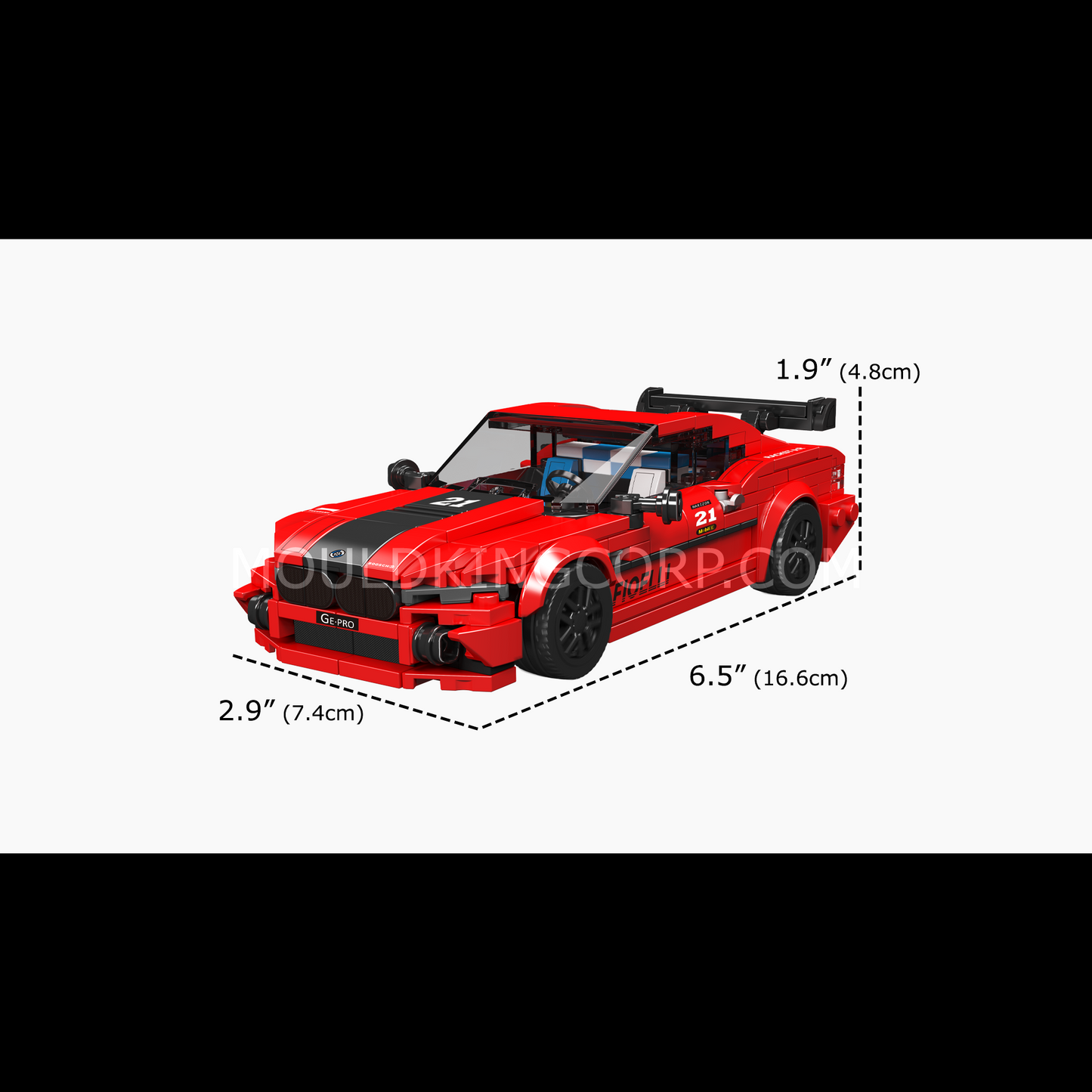 Mould King 27072 M8 Race Car Model Building Set | 481 Pcs