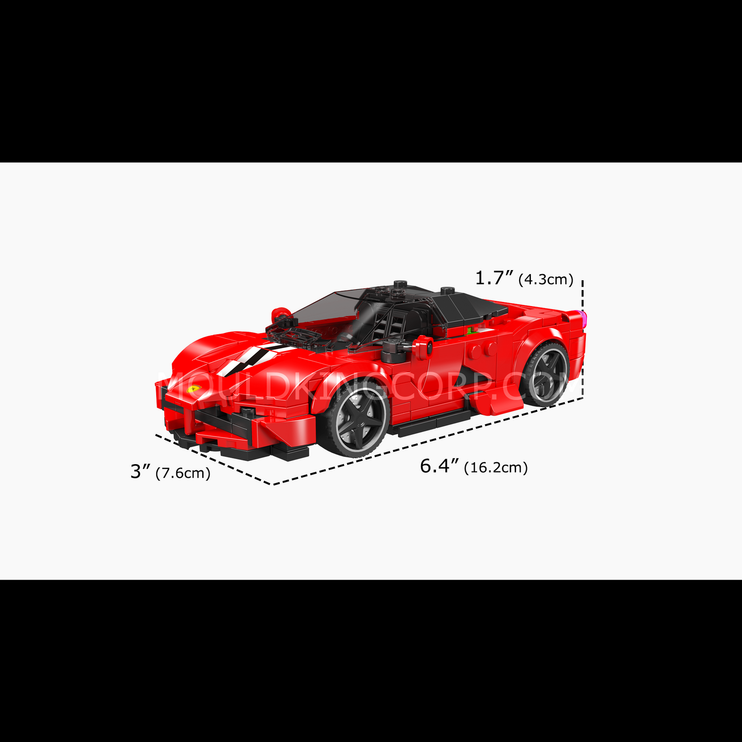Mould King 27075 Laferrari Car Model Building Set | 374 Pcs