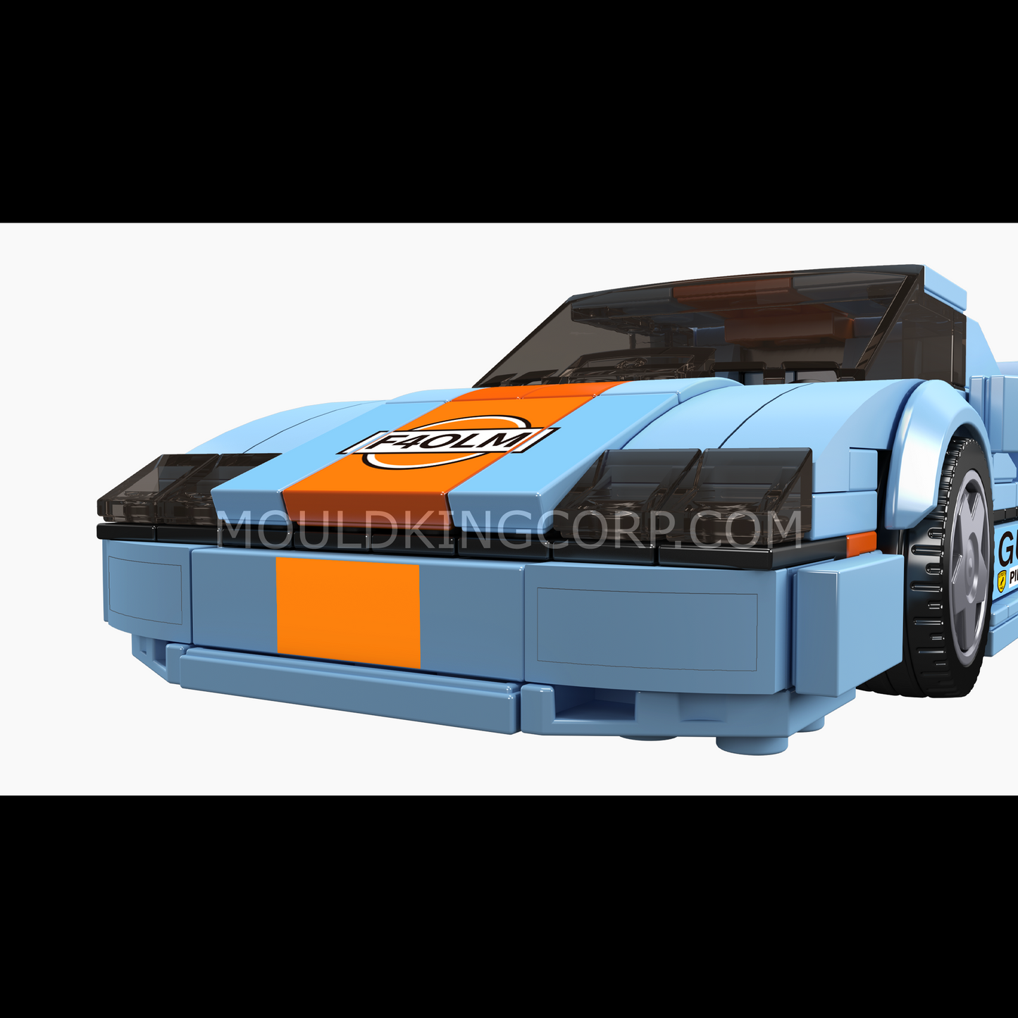 A  Mould King 27077 F40 LM Model Car Building Set | 435 Pieces