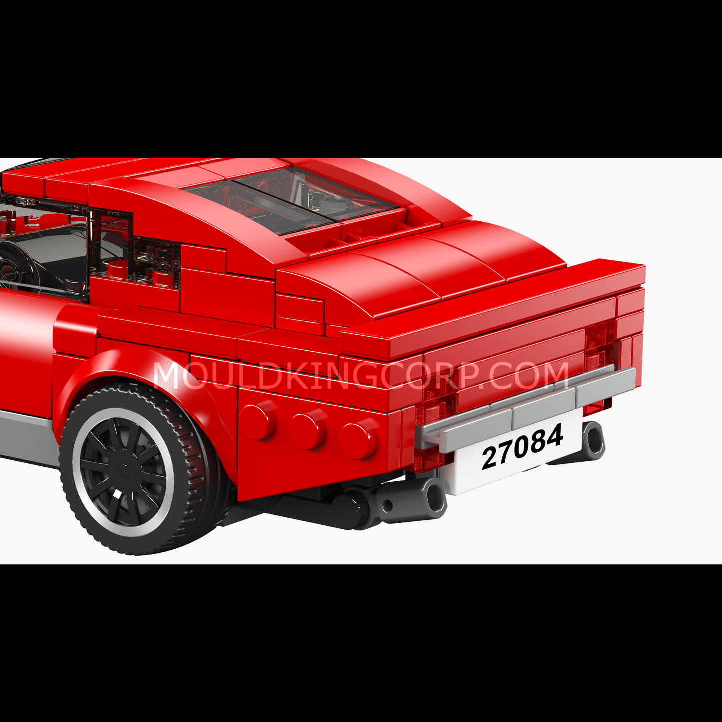 A   Mould King 27084 Martin V8 Vintage Car Model Building Set | 365 Pcs